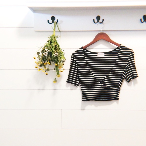 Nollie Tops - ❌ SOLD ❌ pacsun • nollie • striped crop top •